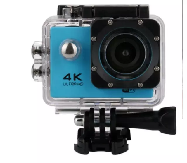 Camara Deportiva 4K 12Mp Wifi Ultra Hd Subacuatica Impermeable 30M Gran Angular