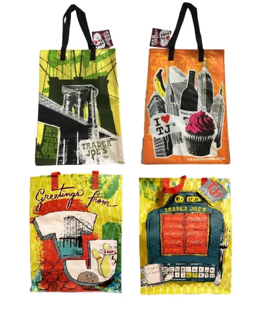 New Trader Joe's ECO Reusable Shopping Grocery Tote Bag NWT