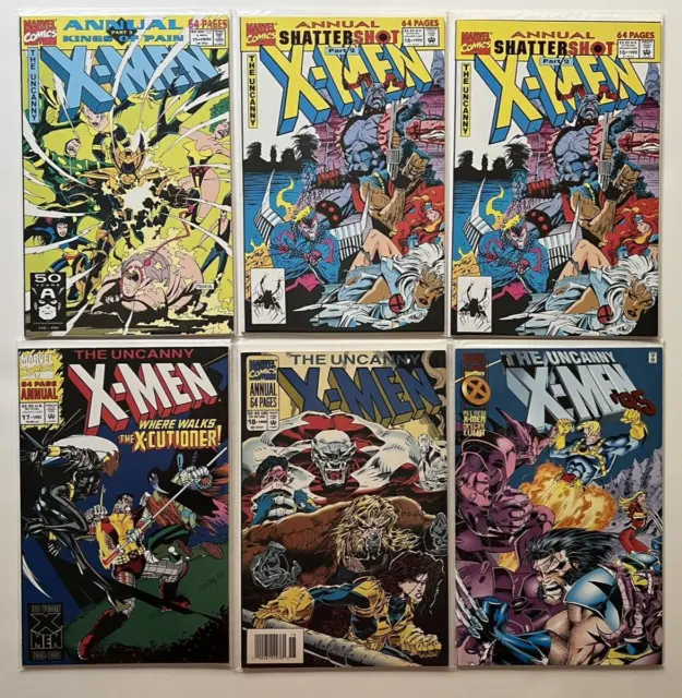 Uncanny X-Men Annuals #15 1991 #16 1992 #17 1993 #18 1994 95 96 97 2000 Minus 1