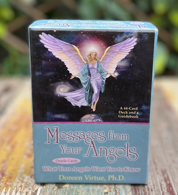Doreen Virtue Messages from your Angels Oracle Cards 2002  &  Guidebook  VGC