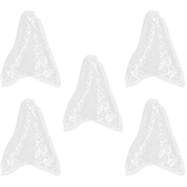 5x Floral Lace Veils Church Chapel Veil Lace Mantillas for Church Women