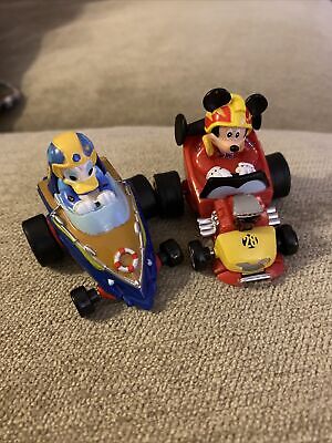 "Disney Store carrelli estraibili in miniatura Topolino e Paperino Go Carrelli 2,5""
