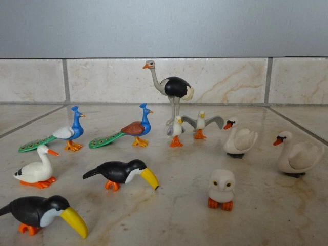 Figurine Playmobil Toucan - Oiseau Pour Décor Forêt Ou Zoo - Occasion