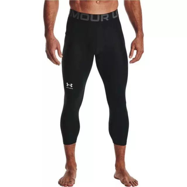 Under Armour HeatGear 3/4 Capri Mens Compression Tights - Black