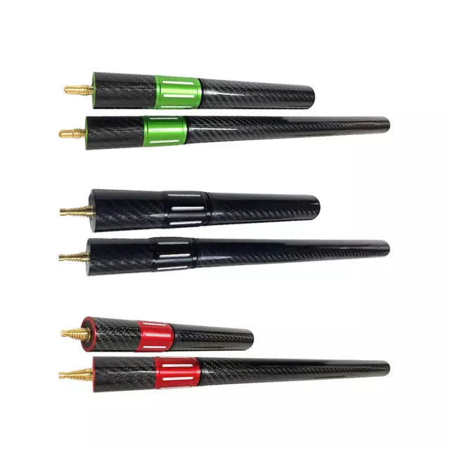 2x telescopic pool cue extension, durable for