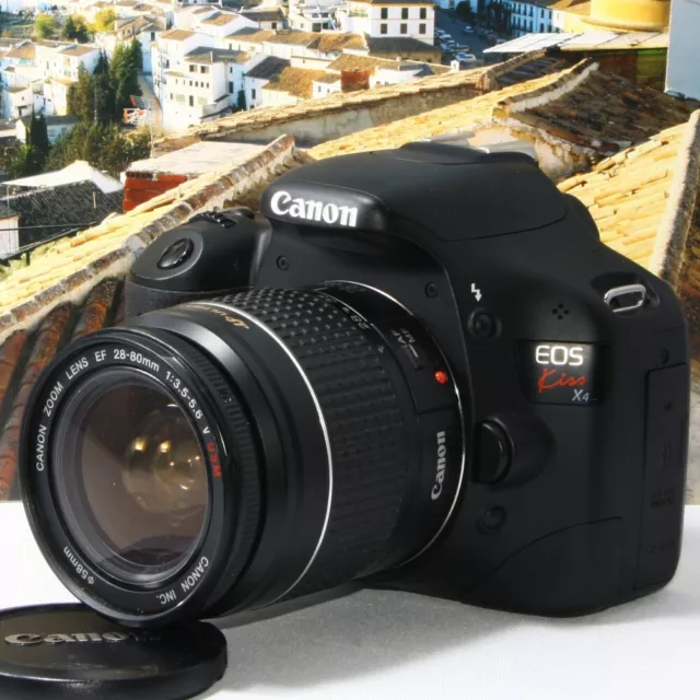 Canon EOS Rebel T2i/550D / Kiss X4 18.0MP 28-80mm Lentille [ EXC Avec / Carte SD