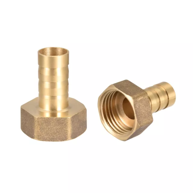 Laiton Barb Tuyau Raccord Connecteur Adaptateur 12mm Barbeléx1/2" G Femelle 2pc