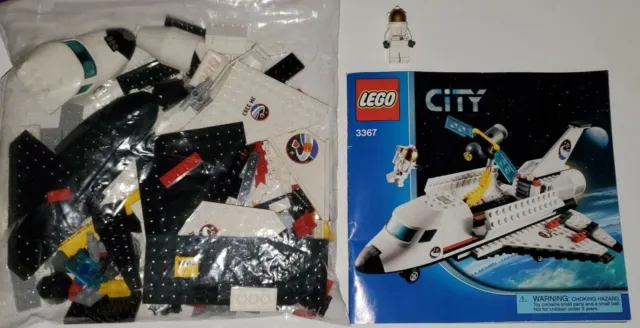 LEGO City Space Shuttle Set 3367 w Astronaut Minifigure - Complete, Instructions