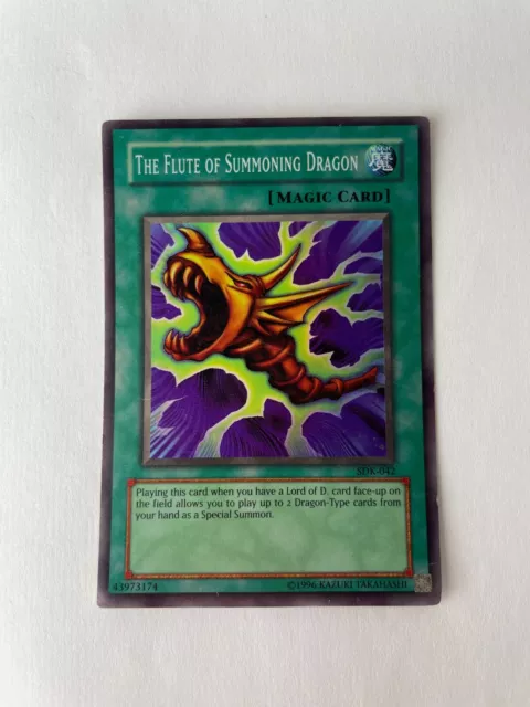 Carte Yu-Gi-Oh! / The Flute of Summoning Dragon / SDK-042 / 1996 / ⚡️Holo