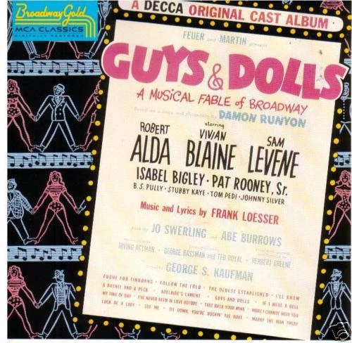 RARE-GUYS & DOLLS - 1950-Robert Alda - Original Cast-[4645]-16 Track-CD ...
