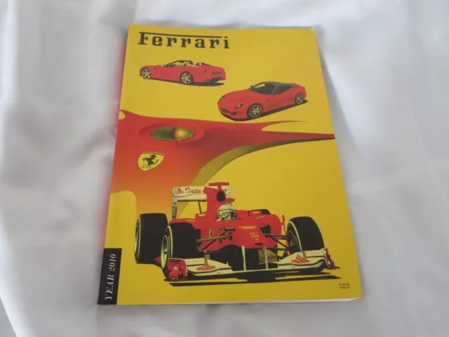 2010 Ferrari Factory Yearbook Book - Formula One 1 458 Italia California +