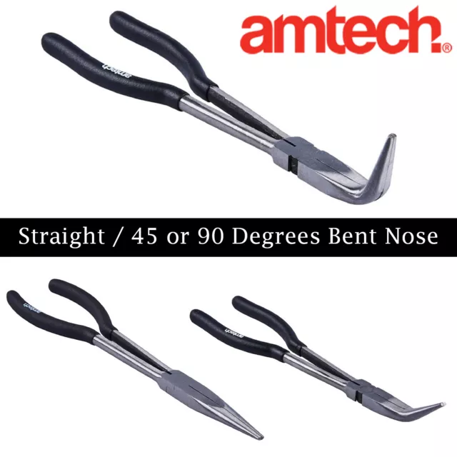 27.9cm Extra Lange Spitzzange Gerade 45 Oder 90 Grad Gebogene Spitze Amtech