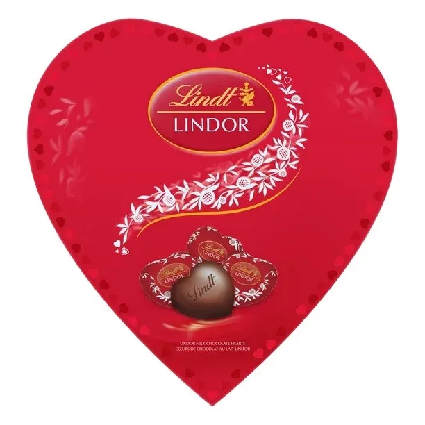 Lindt LINDOR Amour Milk Chocolate Hearts Box, 202 Grams, 202 g