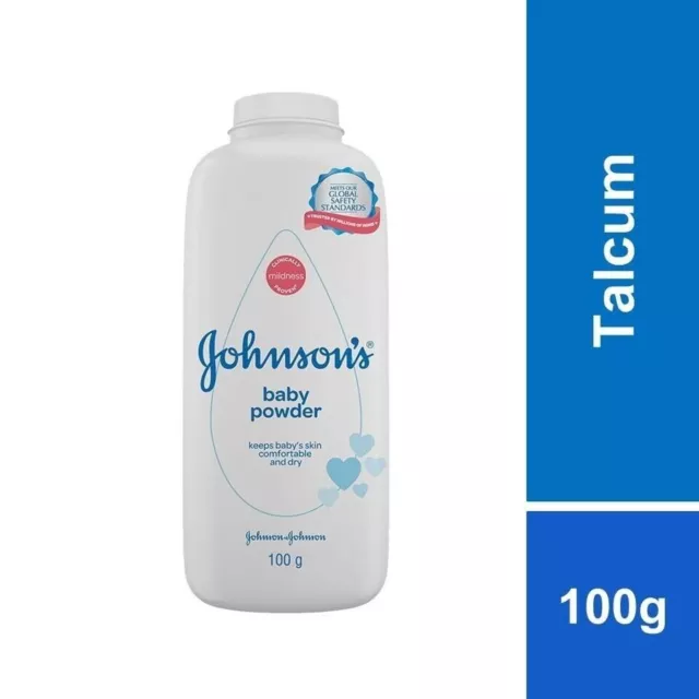 Johnson's Baby Powder (2 PC x 100 Gram) 100% clinically proven mild and gentle