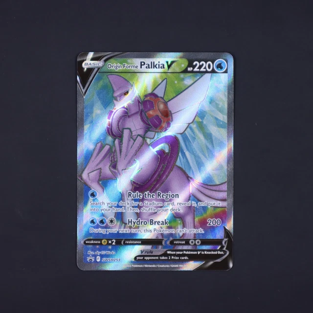 POKEMON TCG ORIGIN Forme Palkia V Full Art Black Star Promo SWSH253 EUR ...