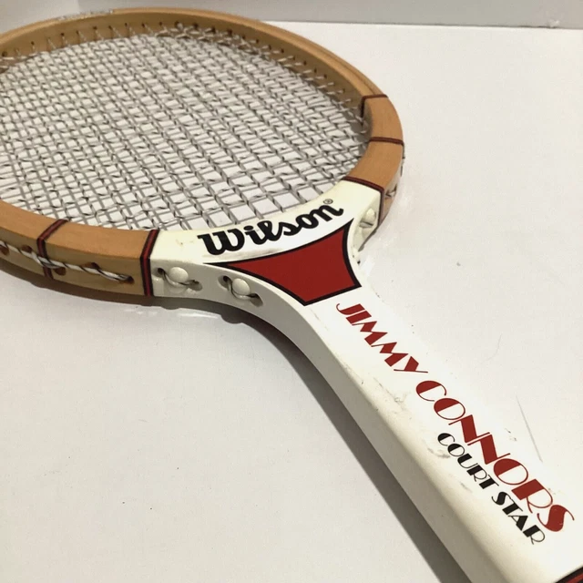 Raquette Tennis Bois Vintage Wilson – Jimmy Connors Pro Champ – Grip 4 1/2″