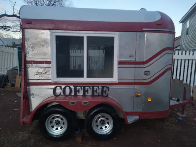 1988 Vintage- Converted Concessions Trailer Coffee /Snow Cone, one of a Kind