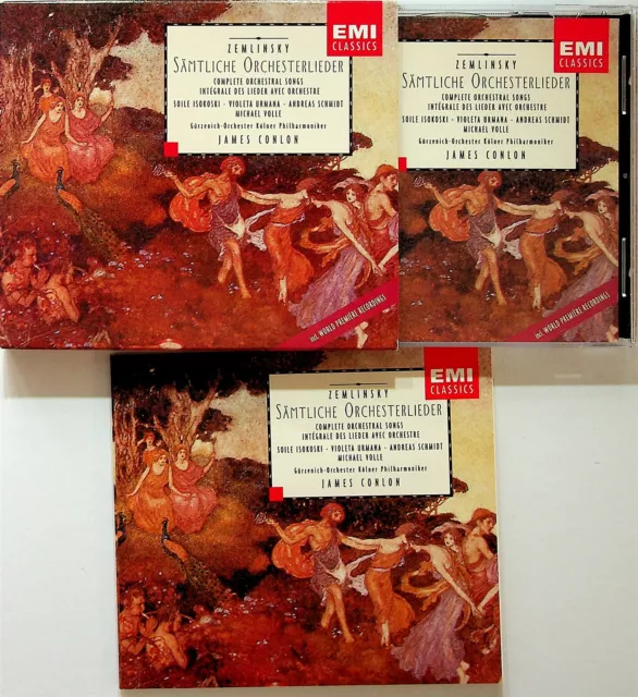 Zemlinsky: Complete Orchestral Songs- James Conlon/Soile Isokoski/Urmana CD 2000