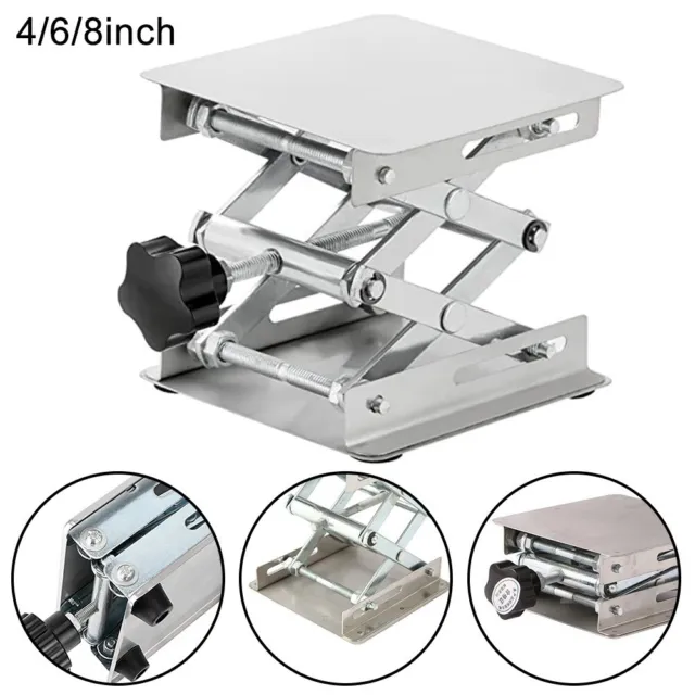 Aluminum Router Lift Table Woodworking Engraving Spirit level Lifting Stand