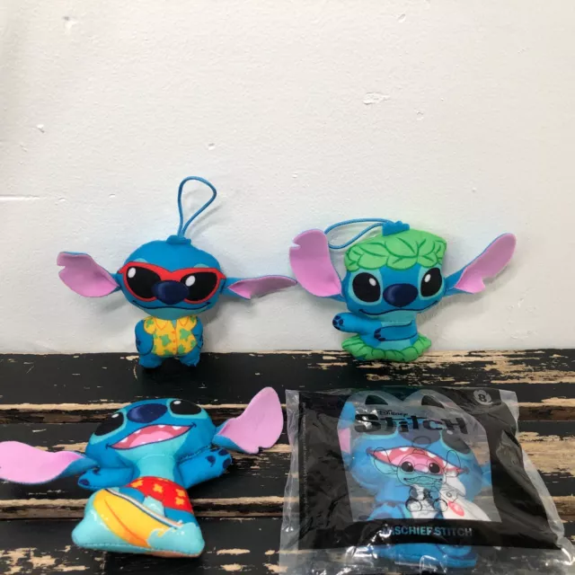 DISNEY LILO AND Stitch McDonalds Happy Meal Toys Lot Plush Collectible