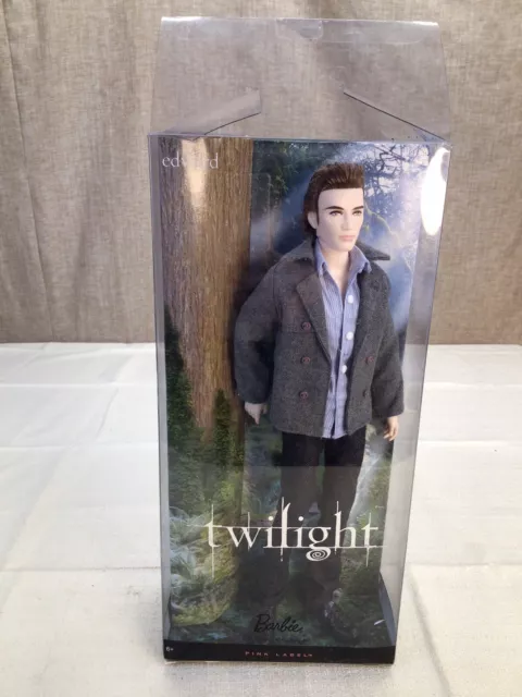 Twilight~Pink Label~Barbie Collector~ Edward Doll~ 2009 Mattel