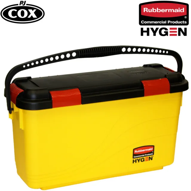 Rubbermaid FGQ95088YEL HYGEN Yellow Microfiber Charging Bucket for 18" Mop Pads
