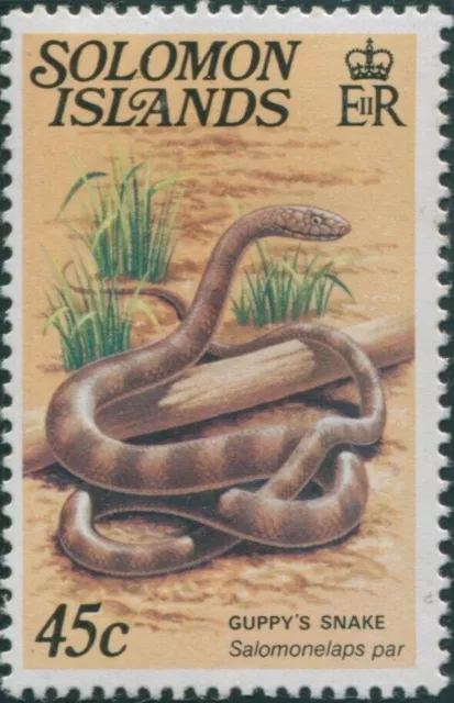 Solomon Islands 1979 SG400A 45c Guppy's Snake MNH