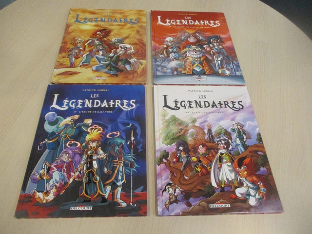 LOT 4 BD LES LEGENDAIRES tomes 15 à 18 - Patrick SOBRAL - éditions