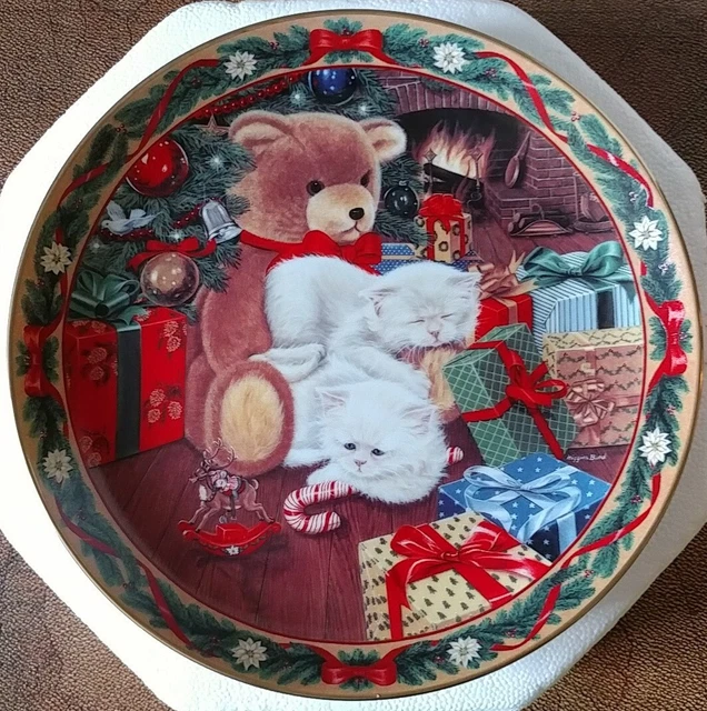 Bradford Exchange 1994 Santas Little Helpers Plate 1521A Not A Creature Was Stir