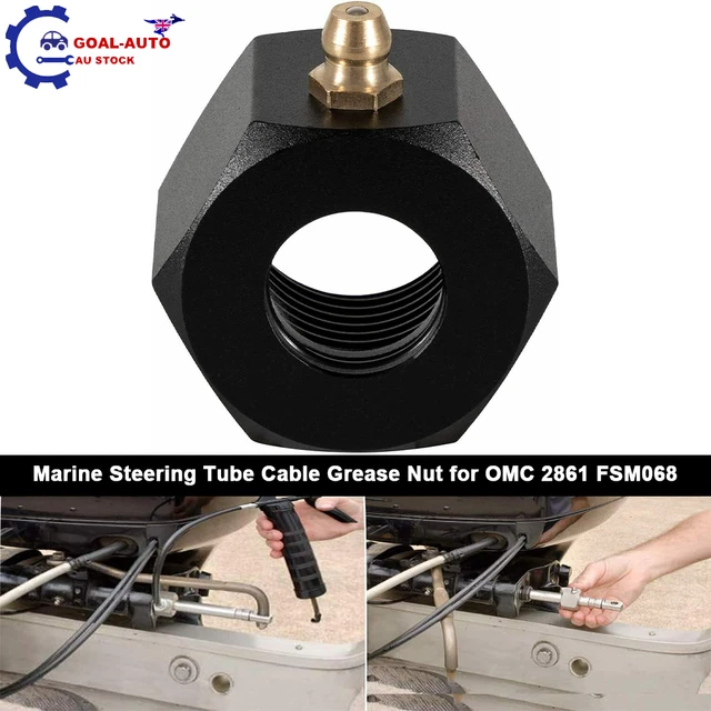 MARINE STEERING TUBE Cable Grease Nut for Yamaha Tohatsu Mercury OMC