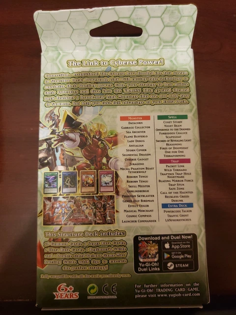 KONAMI YU-GI-OH! TCG, Powercode Link Structure Deck, New and Sealed $9. ...