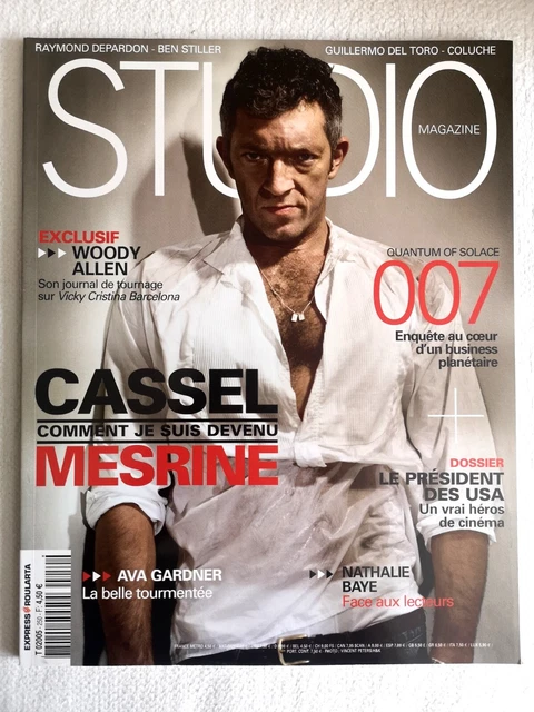 Magazine 2008 STUDIO MAGAZINE 2008 Vincent Cassel/ Ava Gardner/ Woody Allen/ Raymond ...