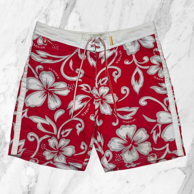 Short De Bain SUNDEK Homme - Taille S (29), Couleur Kaki, Neuf Sans étiquette
