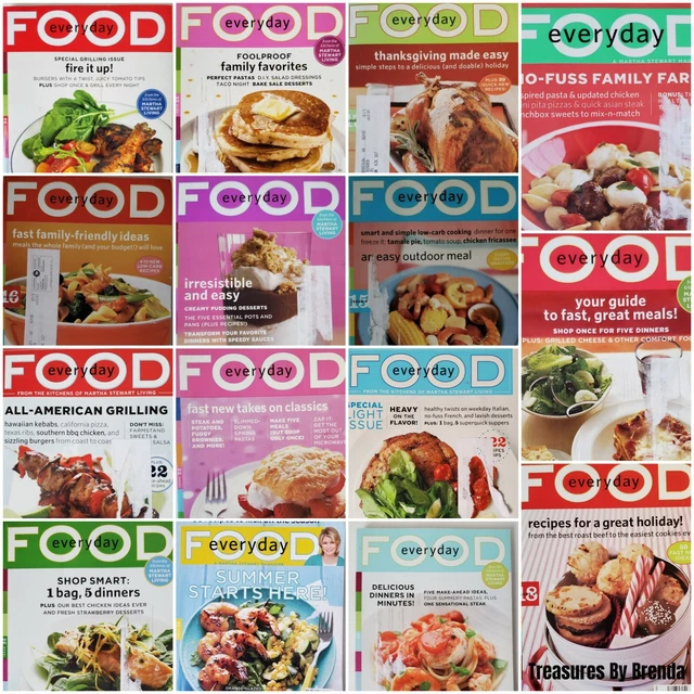 MAGAZINE EVERYDAY FOOD Martha Stewart Living Recipes Cooking Food - YOU ...