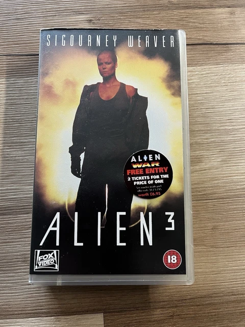 ALIEN 3 (VHS Video, 1992) Sigourney Weaver, Retro £3.83 - PicClick UK