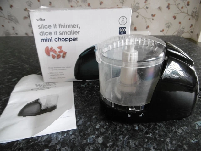 FOOD MINI CHOPPER Wilko Black Mini Chopper PicClick UK