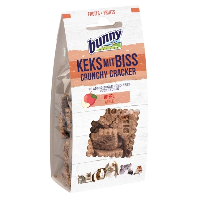 Galletas Bunny Nature con mordida manzana 50 g, NUEVAS