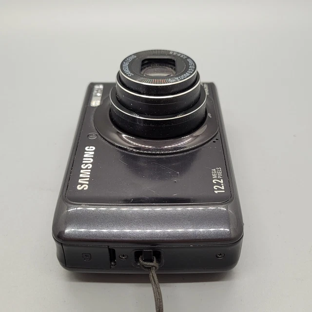 Samsung PL55 12,2 megapixel fotocamera digitale compatta testata nera 11