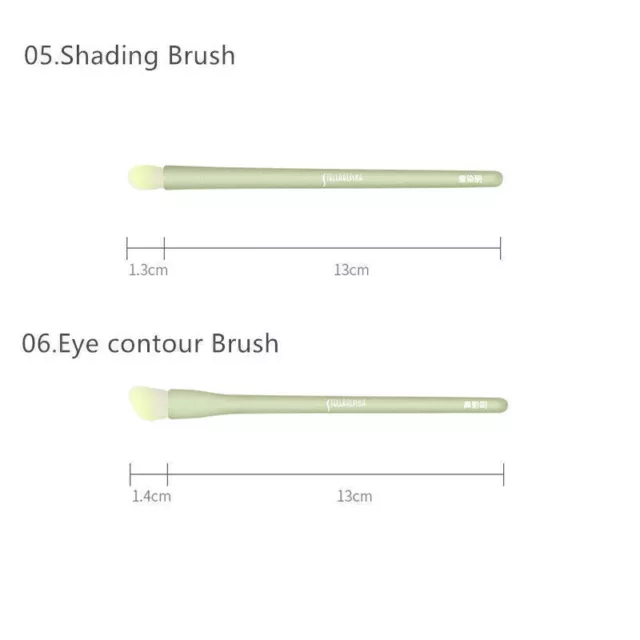 8PCS Candy Color Cosmetic Brushes Set Foundation Eyeshadow Powder Beauty Brush 3