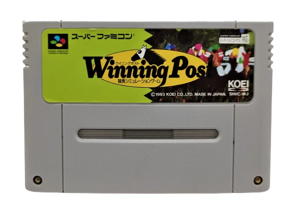 Genuine JAPANESE SFC Winning Post for Nintendo Super Famicom NTSCJ Import