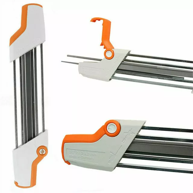 2 in 1 Feilenhalter Schärfset Feilgerät Werkzeugs Fit STIHL 4.8mm.325" Kettens