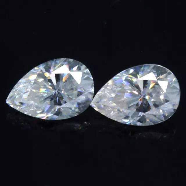 Carats 1.30 CT De Couleur VVS1 Clarté Brillant Coupe Diamant Blanc 7x5 MM Poire