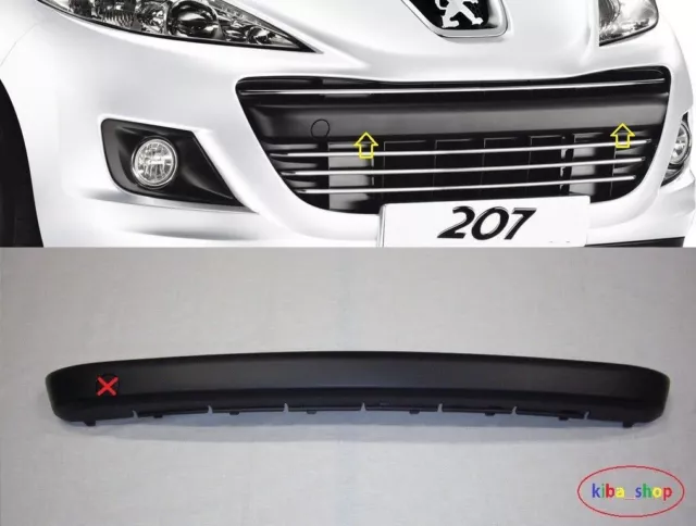 FRONT BUMPER LOWER Center Grille Cover For Peugeot 3008 98116922Xt