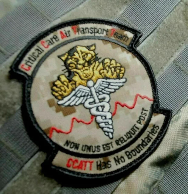 USAF AE Système Velkrö Patch : Critical Soin Air Transport Équipe Ccatt Sans