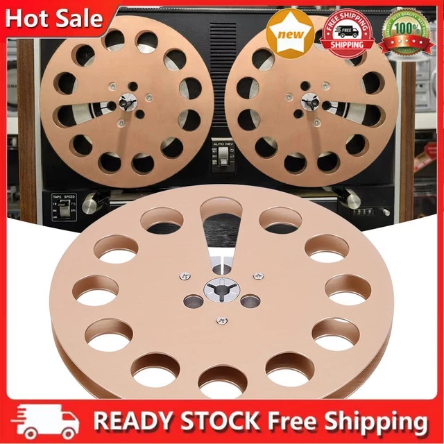 Mulinello nastro vuoto 7 pollici per Studer ReVox/TEAC/BASF (oro 11 fori)