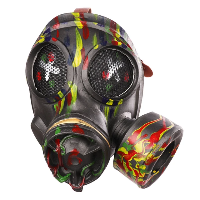Máscaras de látex emulsión punk-gashaube Halloween-Cosplay-Requisitos