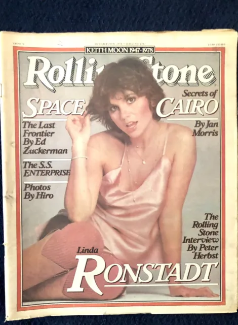 Rolling Stone # 276 (October 19, 1978) Linda Ronstadt, Keith Moon, Grace Slick