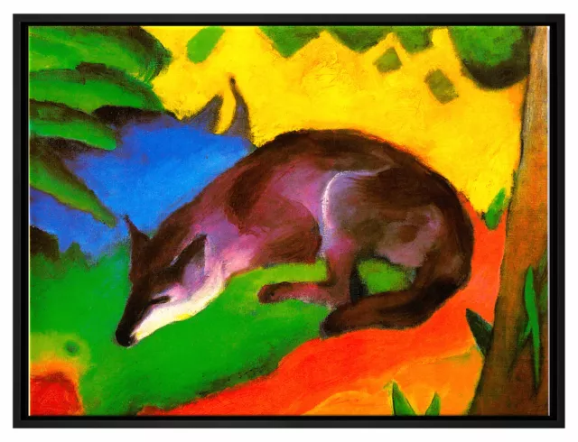 Franz Marc - fuchs ,Cadre Profilé