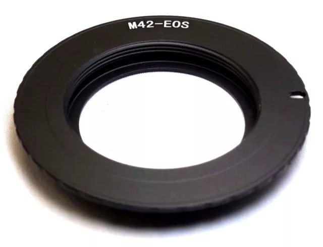 Anillo adaptador de montaje de cámara M42 Pentax tornillo lente metálica para Canon EOS EF EF EF-S T7i