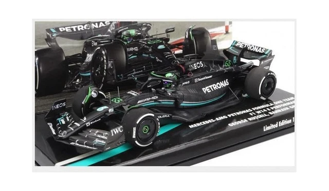 Miniature F1 Minichamps 1/18 - Mercedes W03 Schumacher 2012 300 GP (500 Pièces)